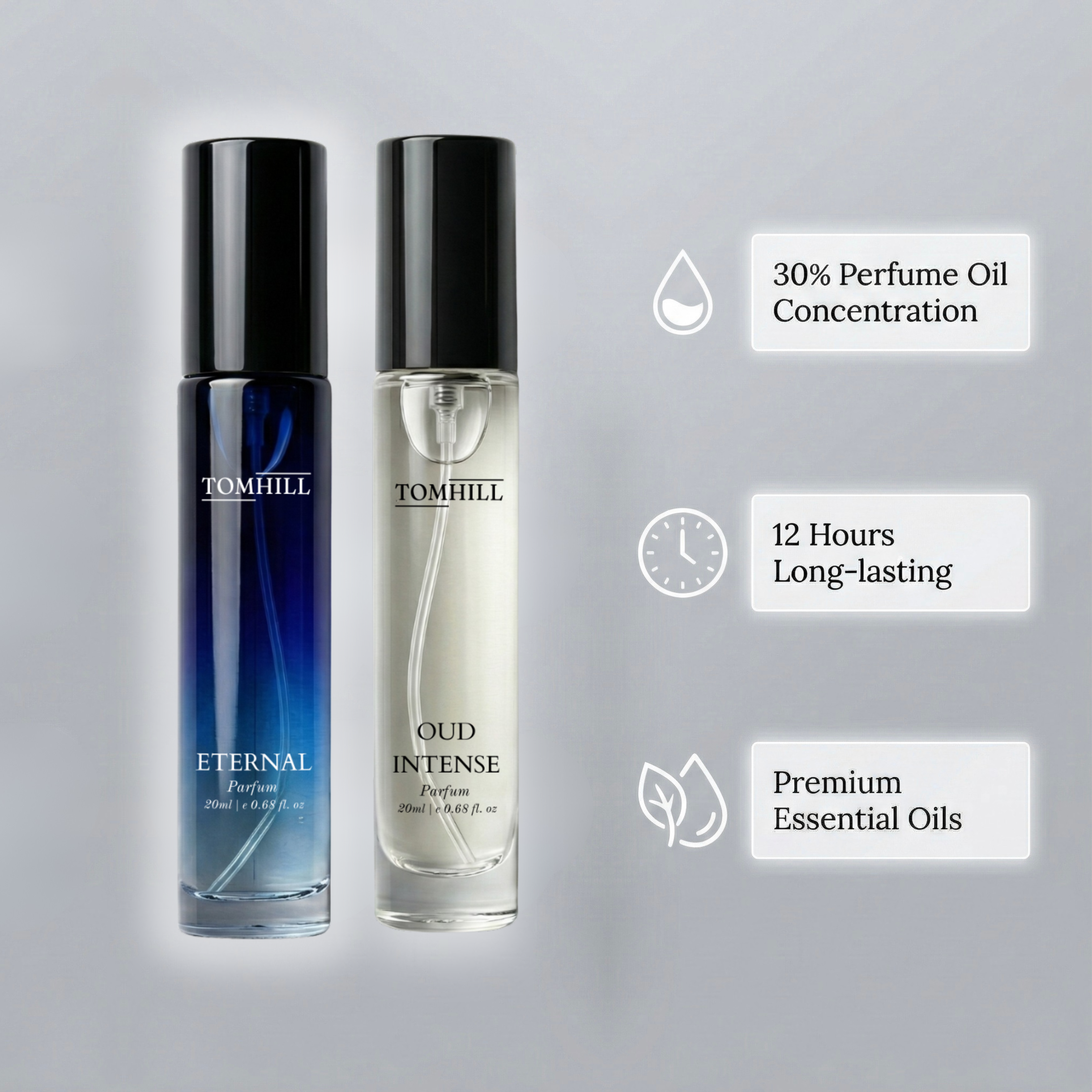 Eternal & Oud Intense – Date Night & Party Perfume Combo for Men & Women – 20ml (Pack of 2)