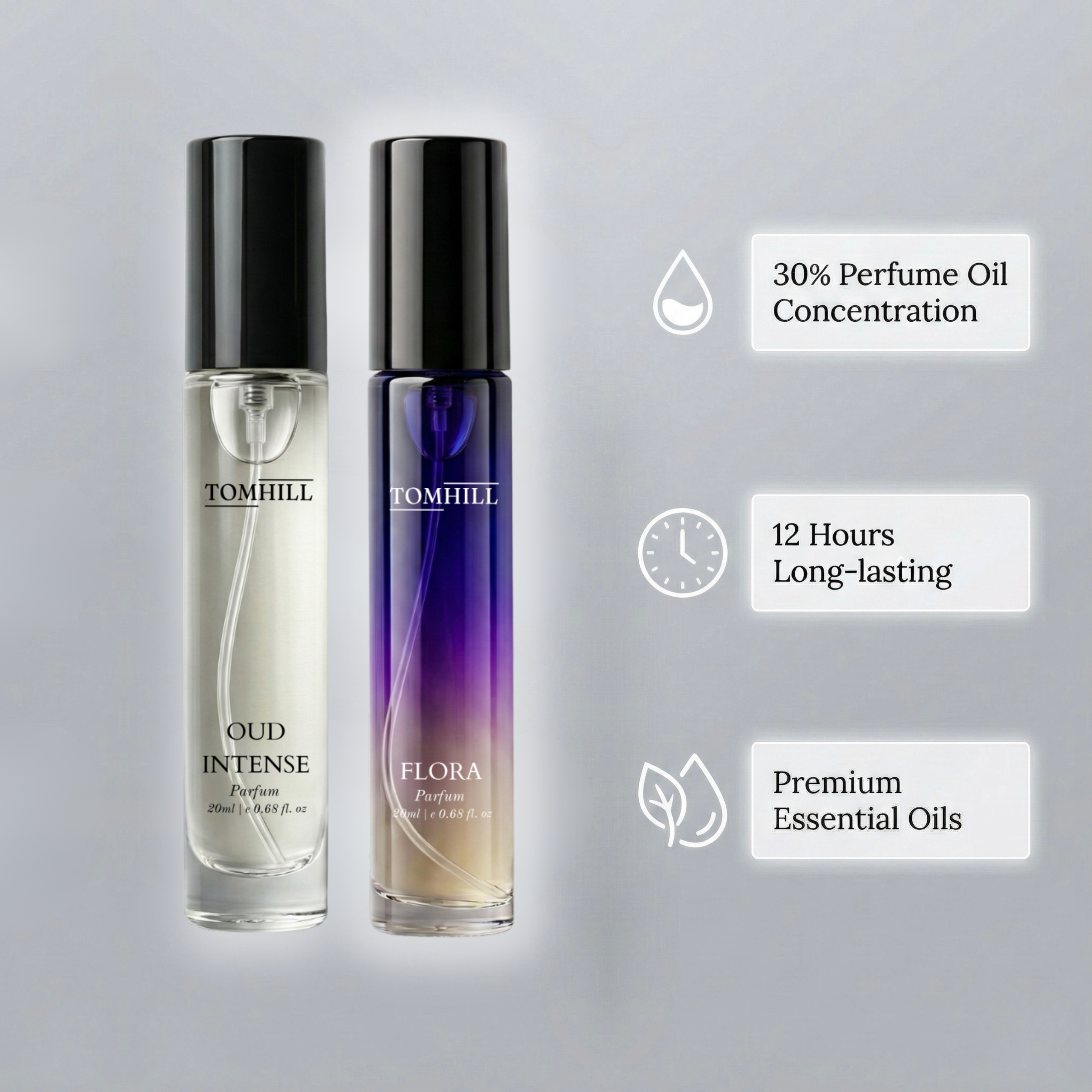 Oud Intense & Flora – Party & Date Night Perfume Combo for Women – 20ml (Pack of 2)