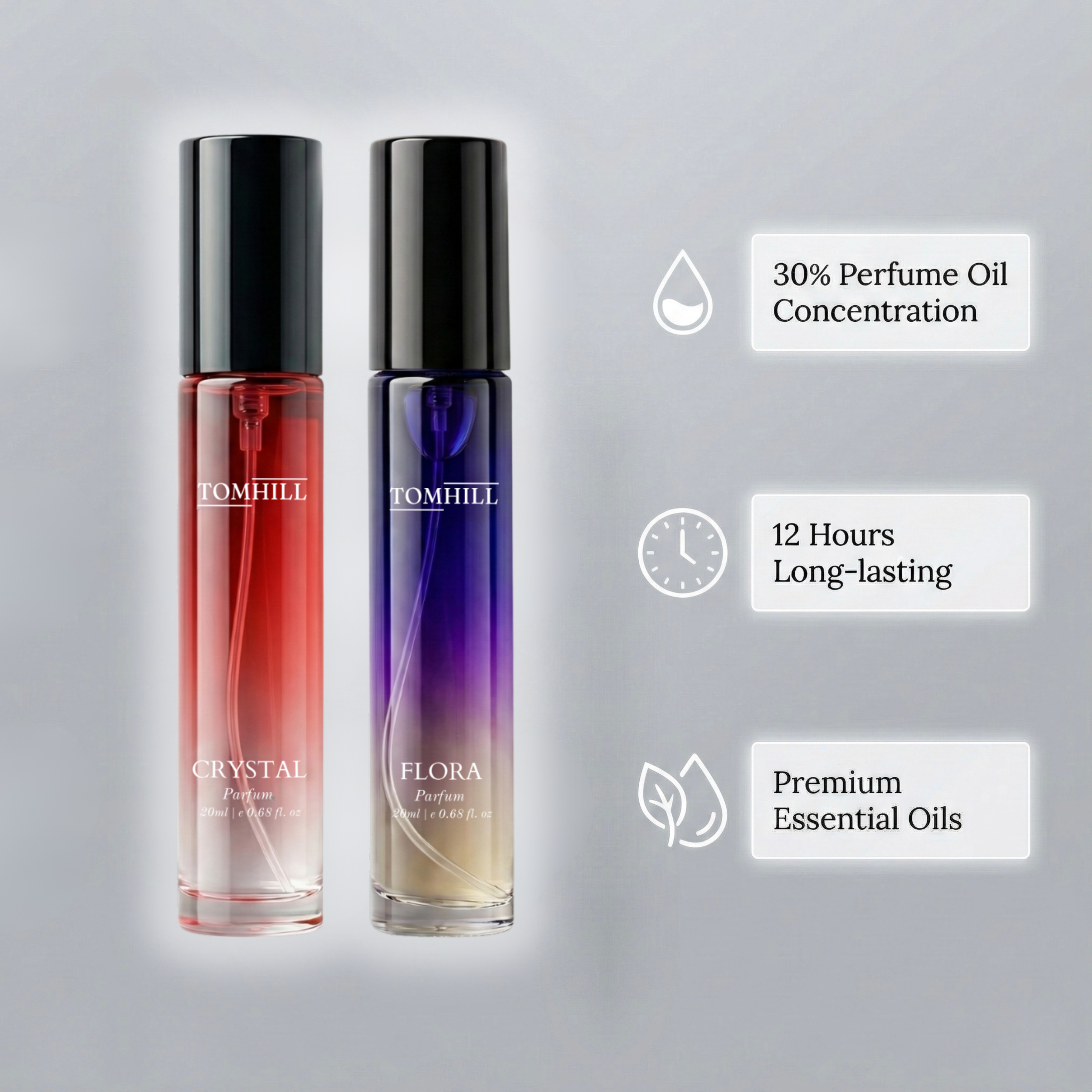 Crystal & Flora – Fresh & Date Night Perfume Combo for Women – 20ml (Pack of 2)