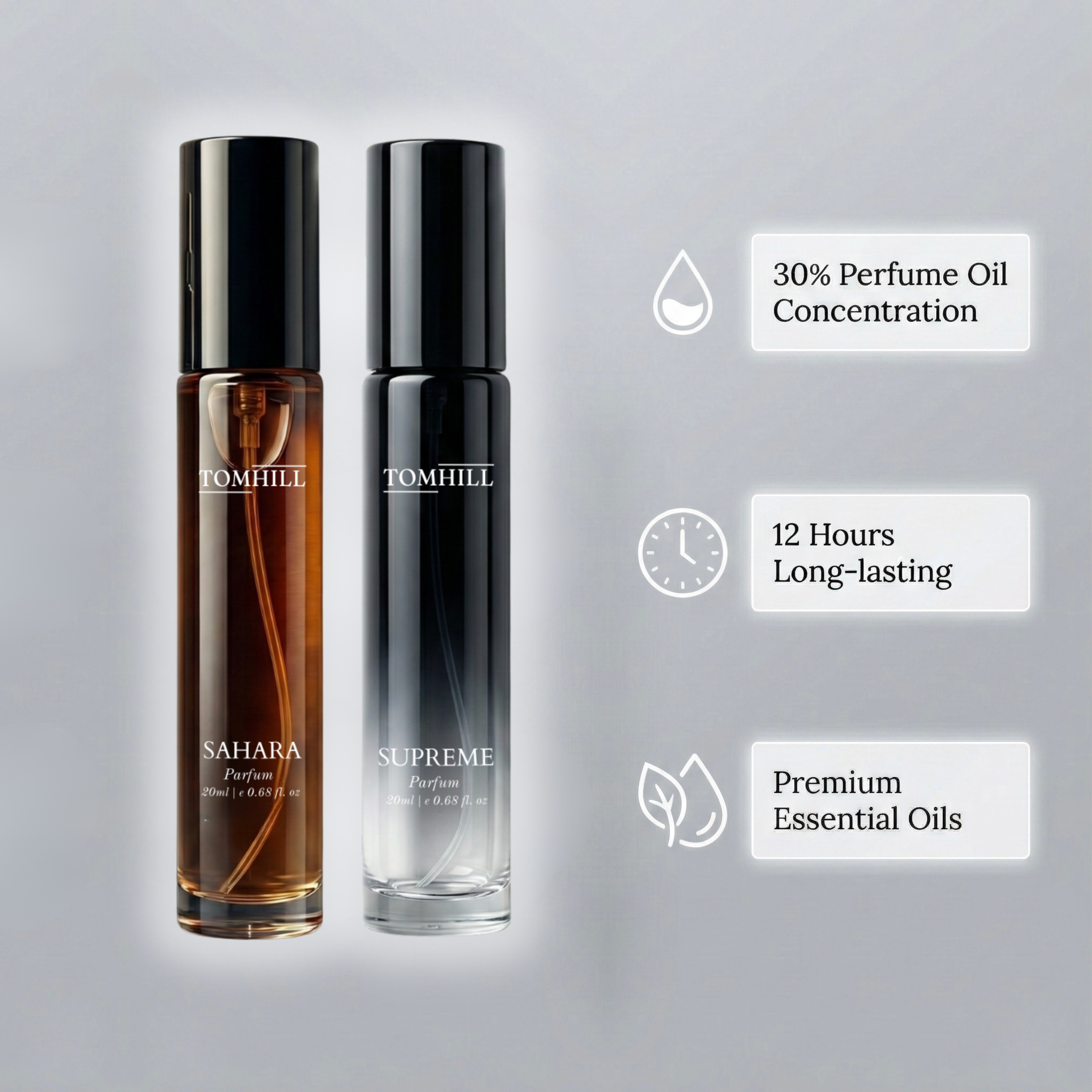 Sahara & Supreme – Party & Fresh Perfume Combo for Men – 20ml (Pack of 2)