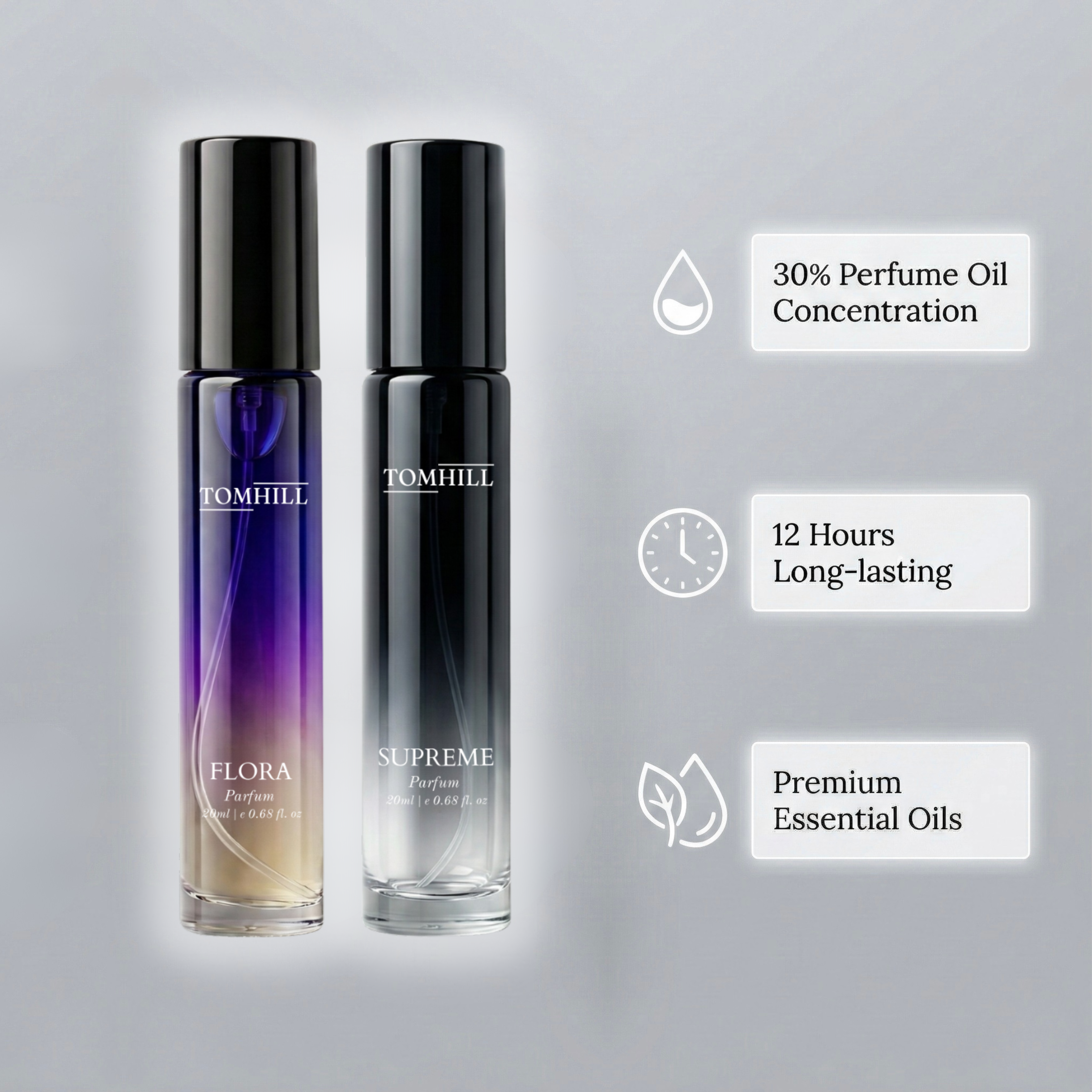 Supreme & Flora – Fresh & Date Night Perfume Combo for Men & Women – 20ml (Pack of 2)